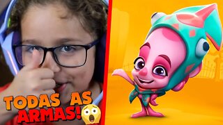 TODAS AS ARMAS| MEU FILHO JOGOU COM A FAYE PELA PRIMEIRA VEZ! ZOOBA: Jogo de Batalha Animal