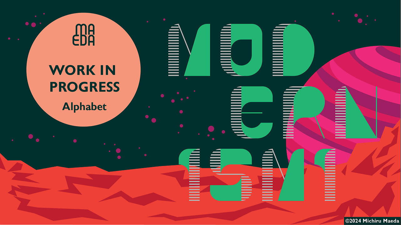 Bold Retrofuturist Font Design (WIP)