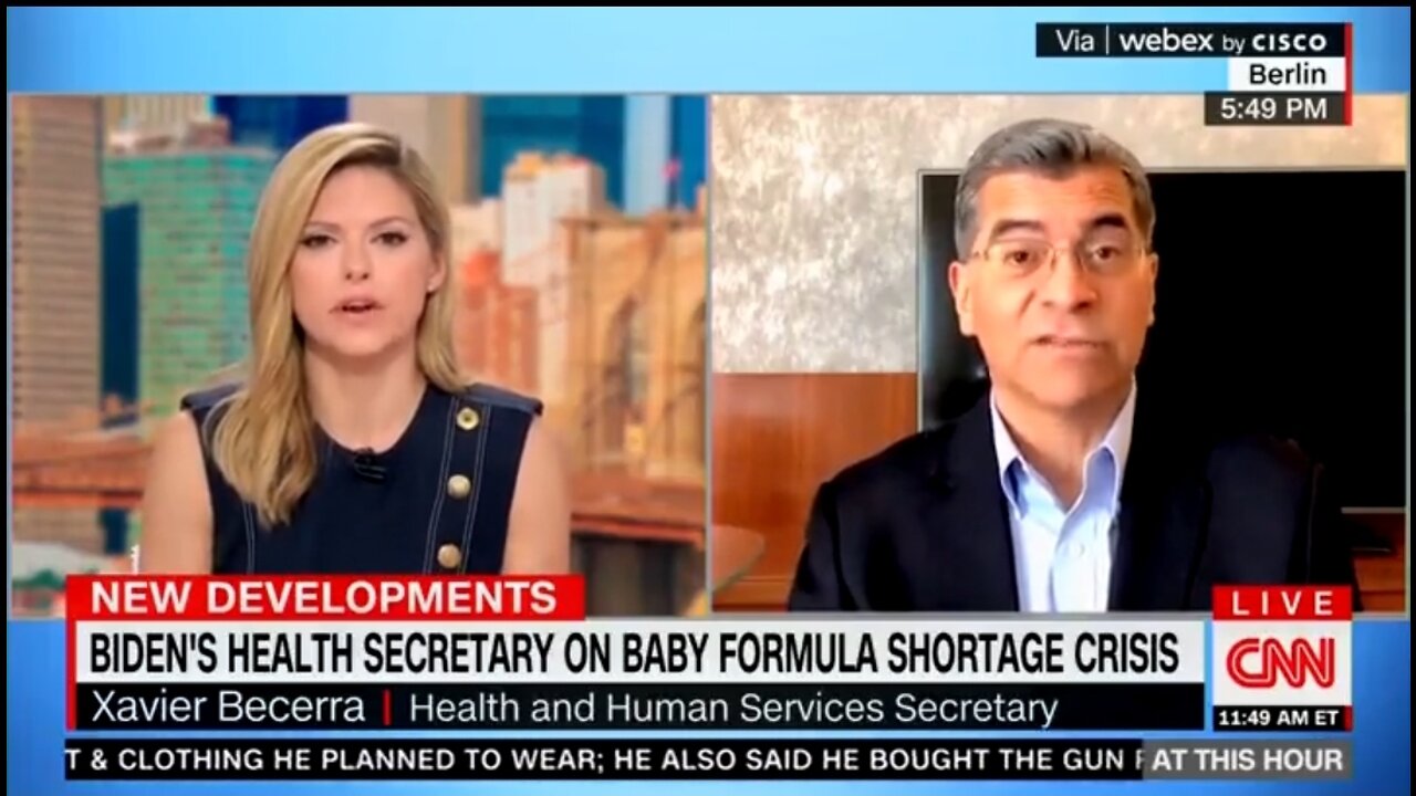 HHS Secretary: We Knew LAST YEAR About A Possible Baby Formula Shortage