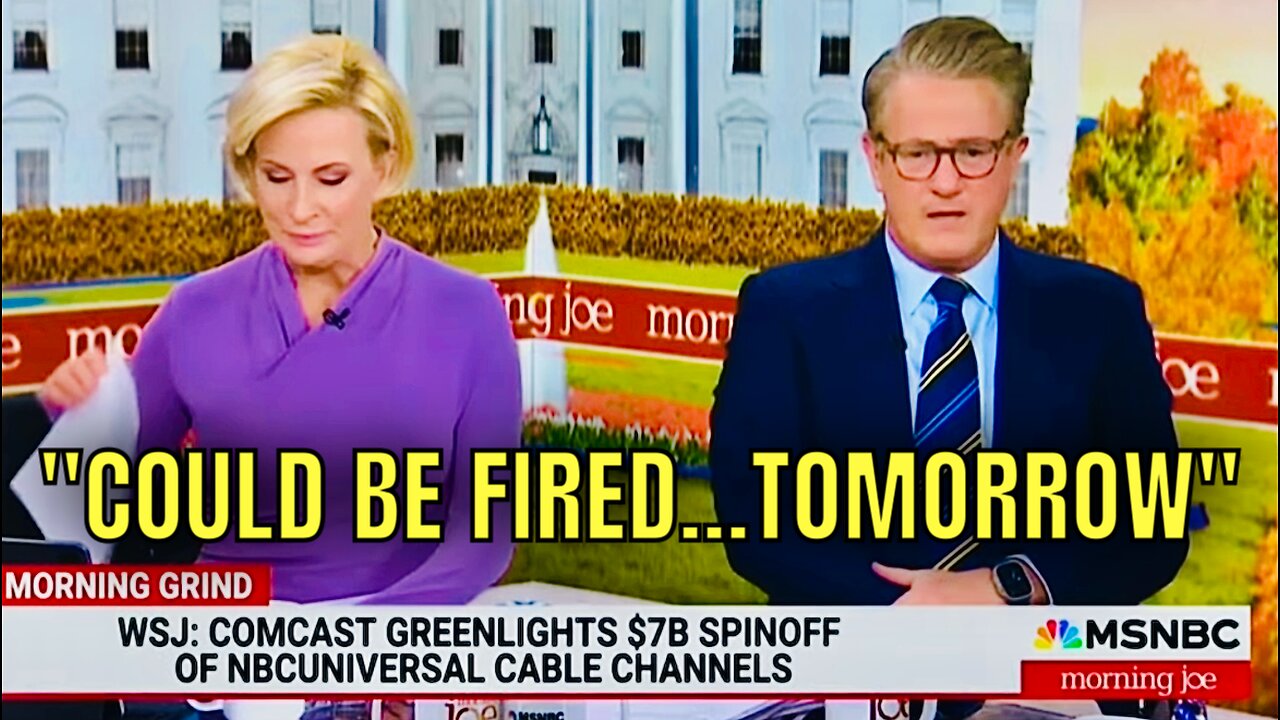 Morning Joe Hosts Awkwardly Joke “We could be FIRED a year from now…or TOMORROW”