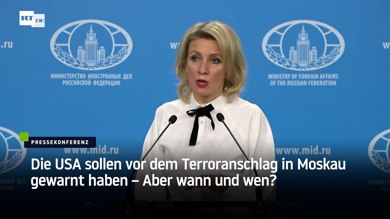 Die USA sollen vor dem Terroranschlag in Moskau gewarnt haben – Aber wann und wen?