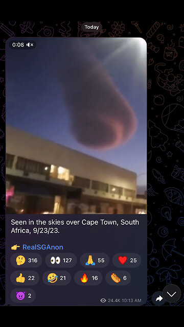 Seen in the skies over Cape Town, South Africa, 9/23/23.
