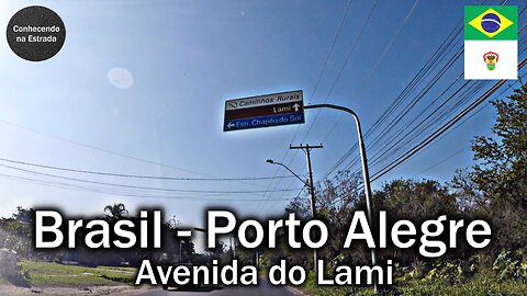 🚗 🌞 Dirigindo por Porto Alegre, Avenida do Lami.