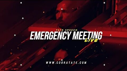 AndrewTate'S EMERGENCY MEETING!! 14th of june 10:00pm (official trailer)