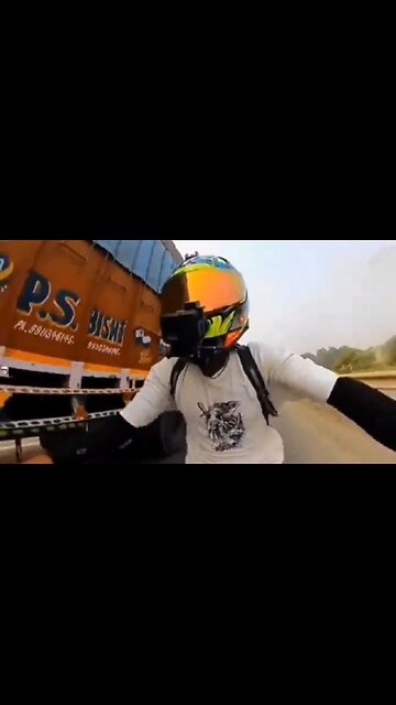 This Motorcyclist Is Both The Dumbest And Luckiest Man Alive