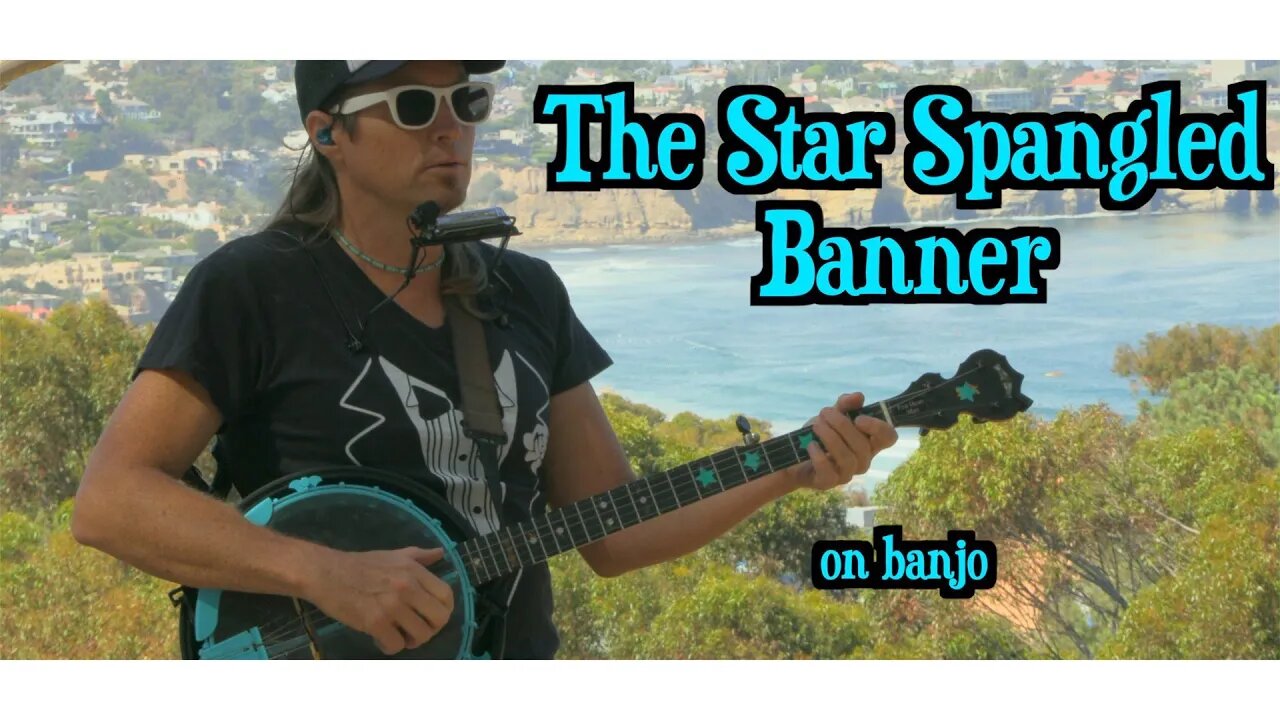 Star Spangled Banner On Banjo In San Diego #starspangledbanner #banjo #july4th