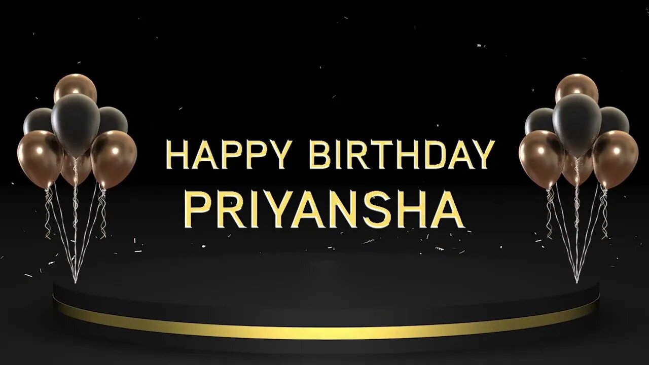 Wish you a very Happy Birthday Priyansha