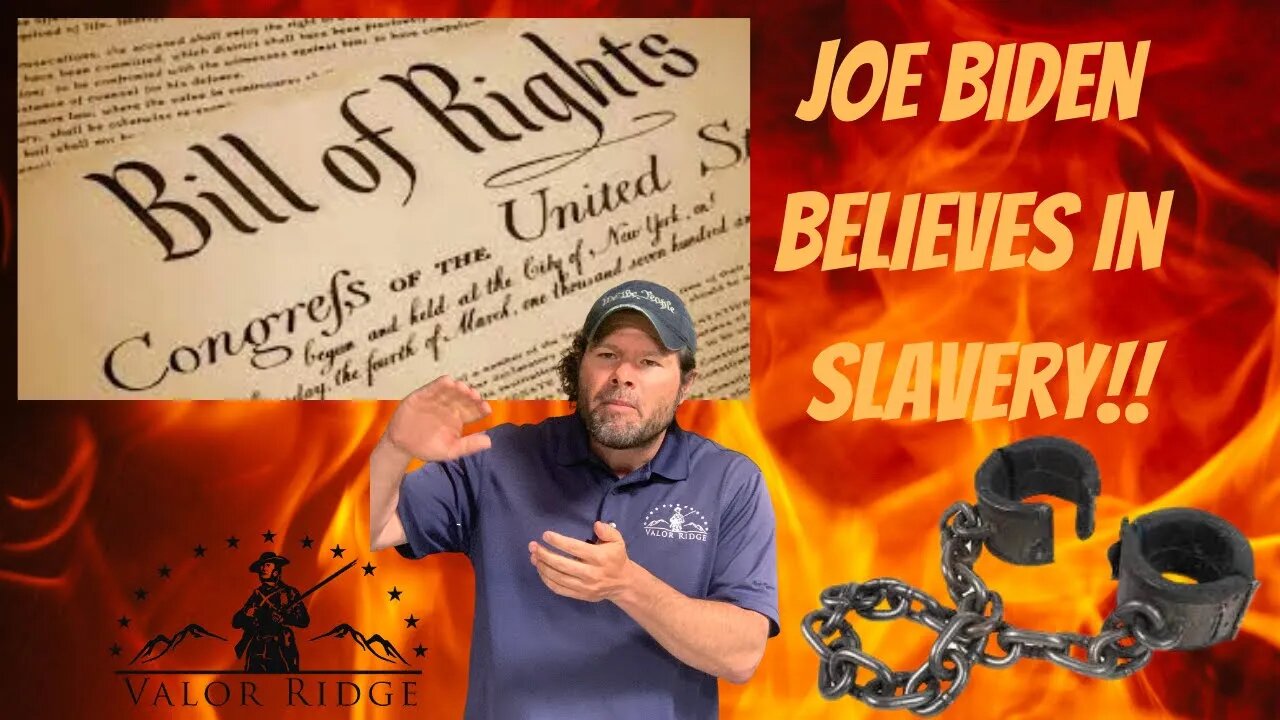 So I Guess Joe Biden is O.K. With Slavery?! (No Amendment is Absolute...)