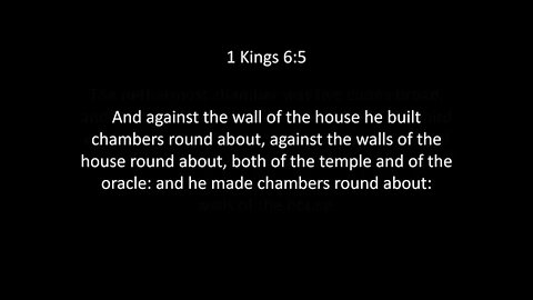 1st Kings Chapter 6