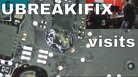 UBREAKIFIX visits for a board repair!