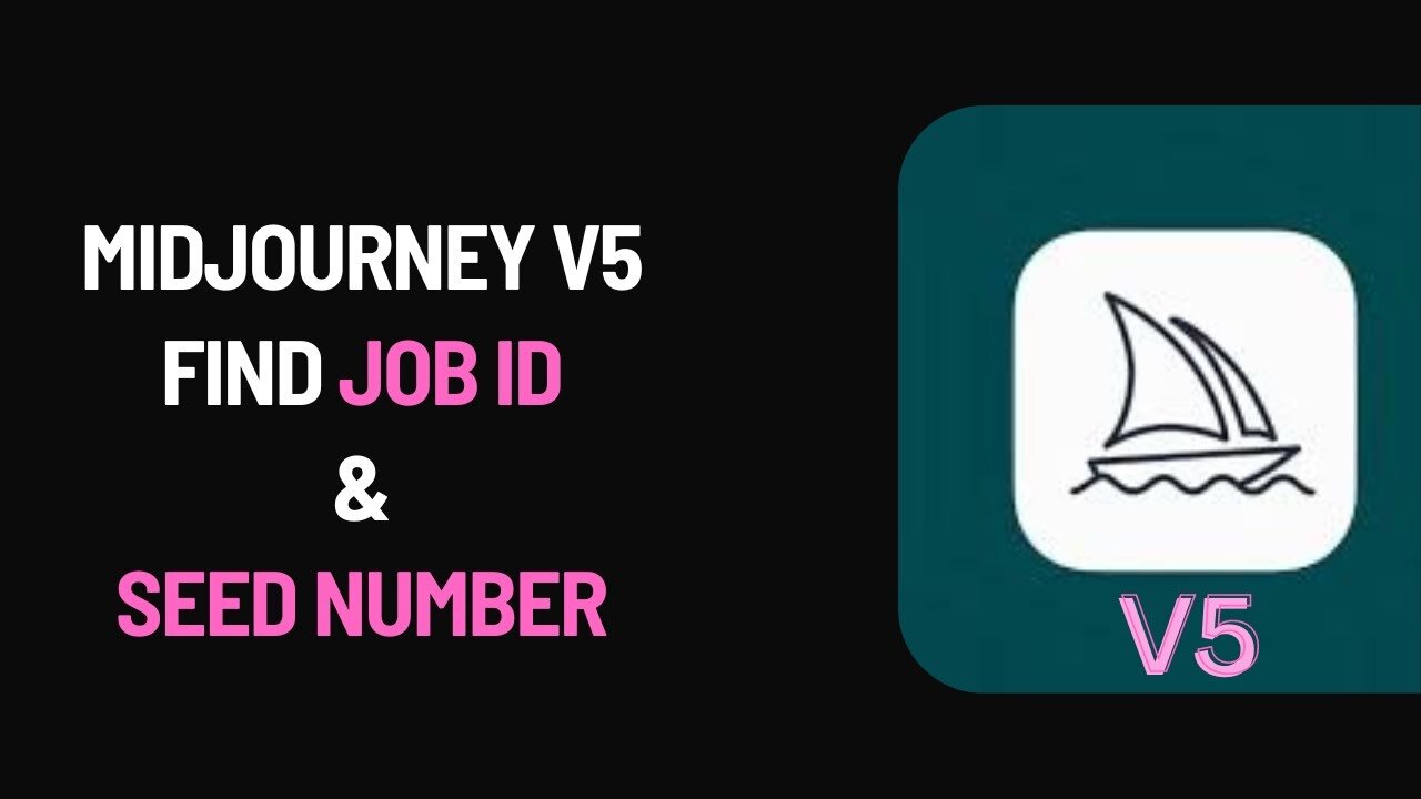 Midjourney V5 - How to Find Job ID and Seed Number - 2 Methods