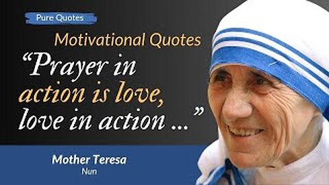 Mother Teresa quotes on life