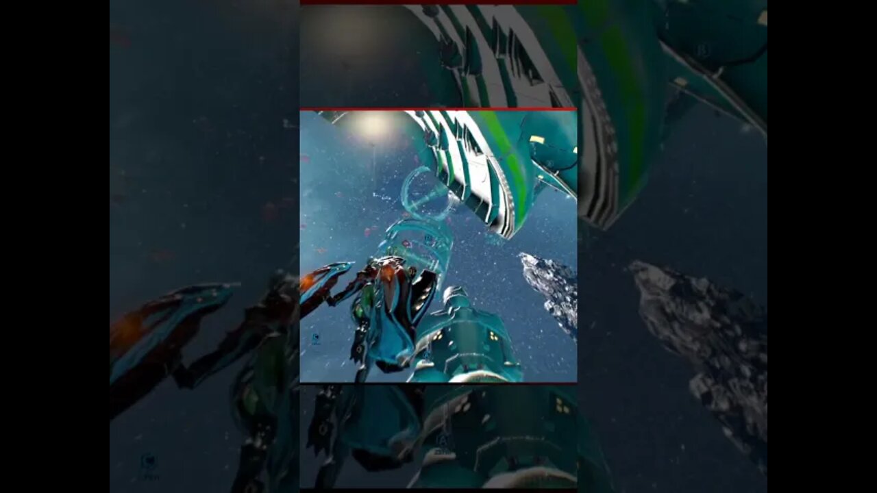 Warframe Player vs Archwing Interception