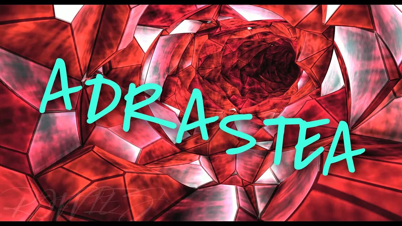 RED SPARKLE TUNNEL SCI-FI ATMOSPHERE w/ AMBIENT DRONE PSYCHILL | "ADRASTEA (TWINKLE)"