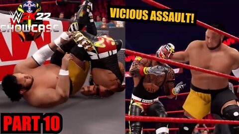 Rey Mysterio vs. Samoa Joe | RAW, April 2019 | FULL MATCH | WWE 2K22 Showcase