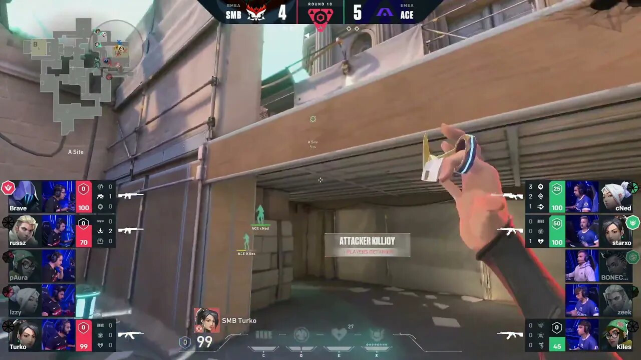 Acend caught by killjoy ult