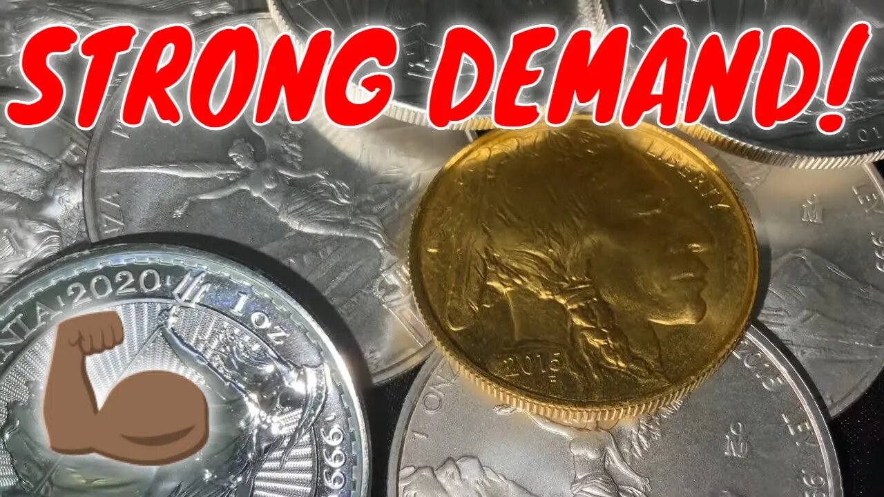 Demand Strong Despite Falling Prices For Gold & Silver!