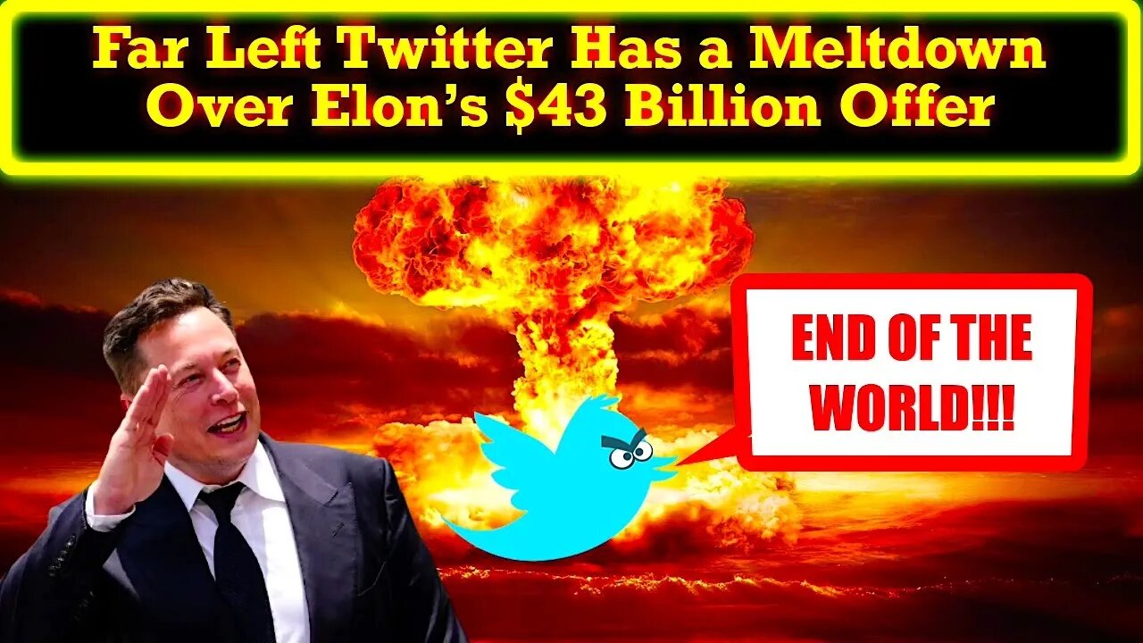 Far Left Loons Meltdown on Twitter Over Elon Musk! Twitter Chooses Ideology Over Greed To Block!