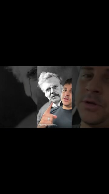 G. K. CHESTERTON #qotd #quoteoftheday