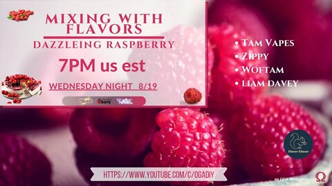 Mixing with Flavors: Dazzeling Raspberry