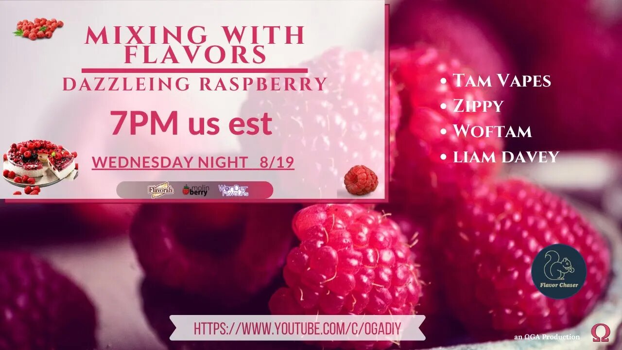 Mixing with Flavors: Dazzeling Raspberry