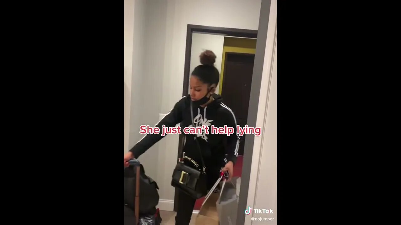 When She Comes Home From “Visiting Family” #tiktok