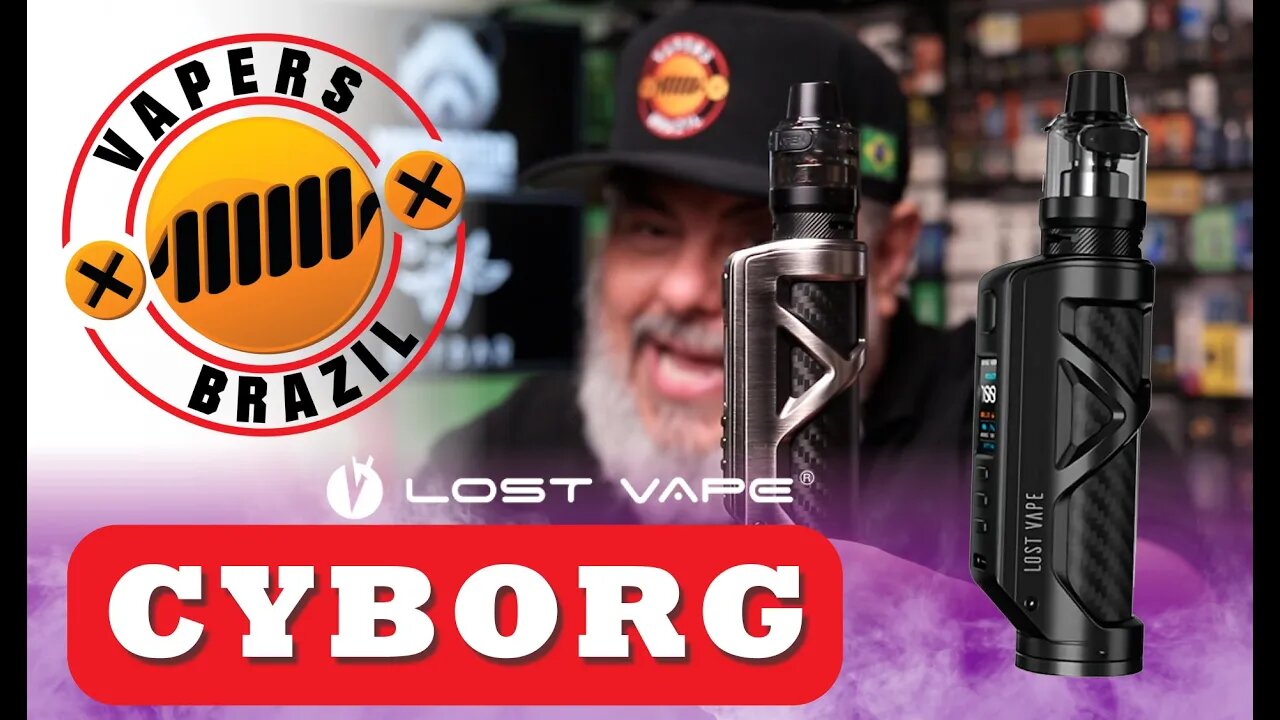 Lost Vape Cyborg Quest Kit - Excelente Opção Single Battery 21700 - Review PTBR