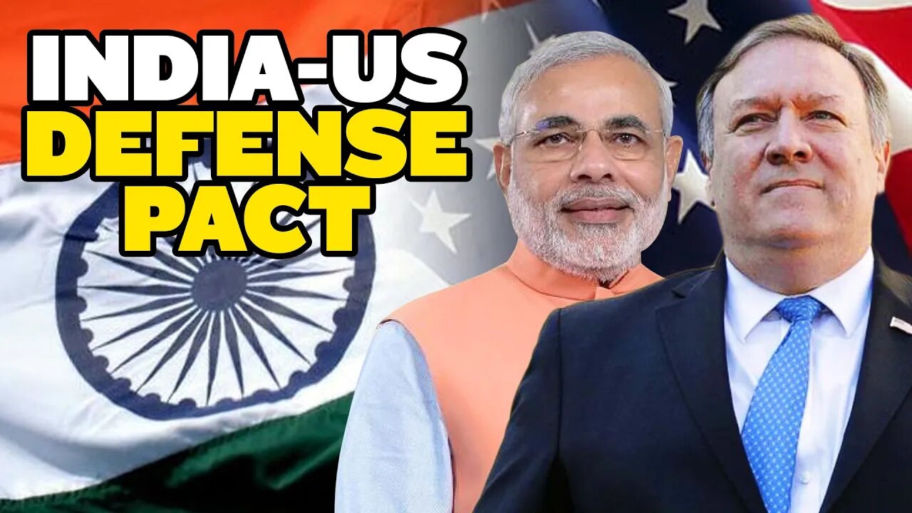 India US Sign Military Pact Against China