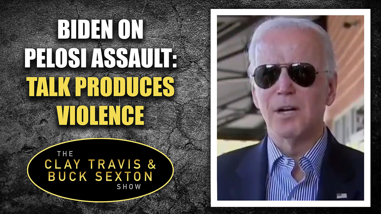 Biden on Pelosi Assault: Talk Produces Violence