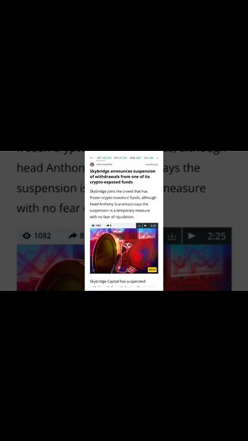 One More Suspension of Withdrawals Crypto-Exposed Funds #cryptomash #cryptomashnews #AnsirAli