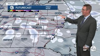 Snow chance tonight
