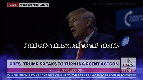 Trump Presents the GRAVE CHOICE Americans Must Make in 2024