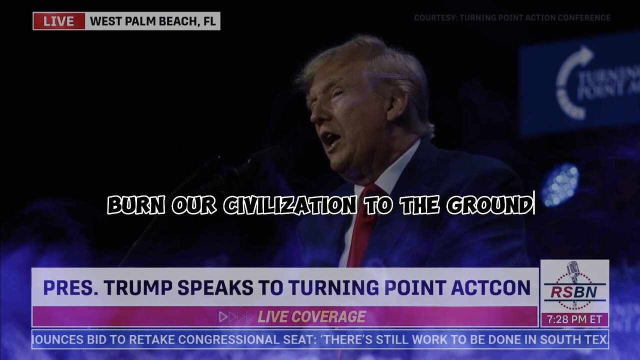 Trump Presents the GRAVE CHOICE Americans Must Make in 2024