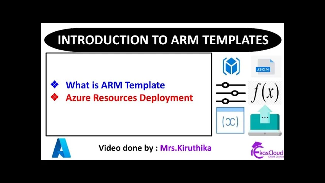 #Azure Cloud Introduction to ARM Templates _ Ekascloud _ English