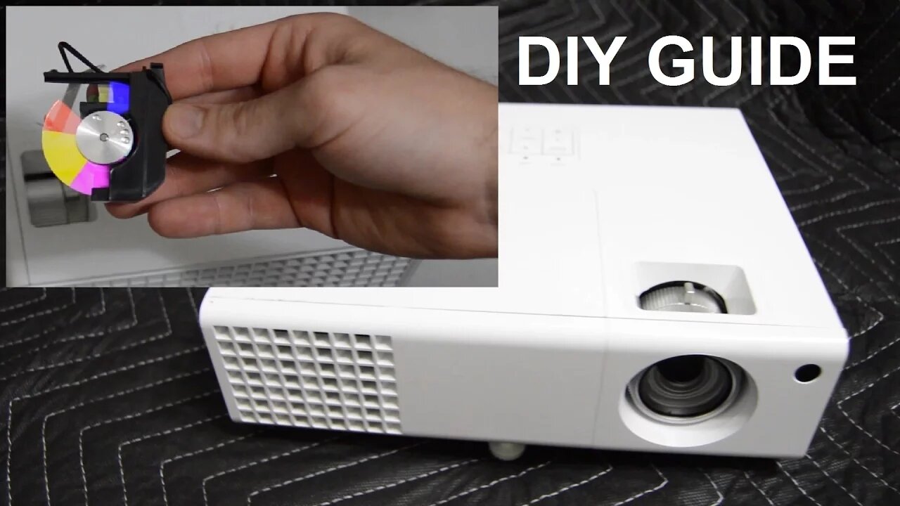 DLP Projector Color Wheel Removal/Replacement Guide ~ Acer H6510BD ~ Improve 3D Printing Speeds