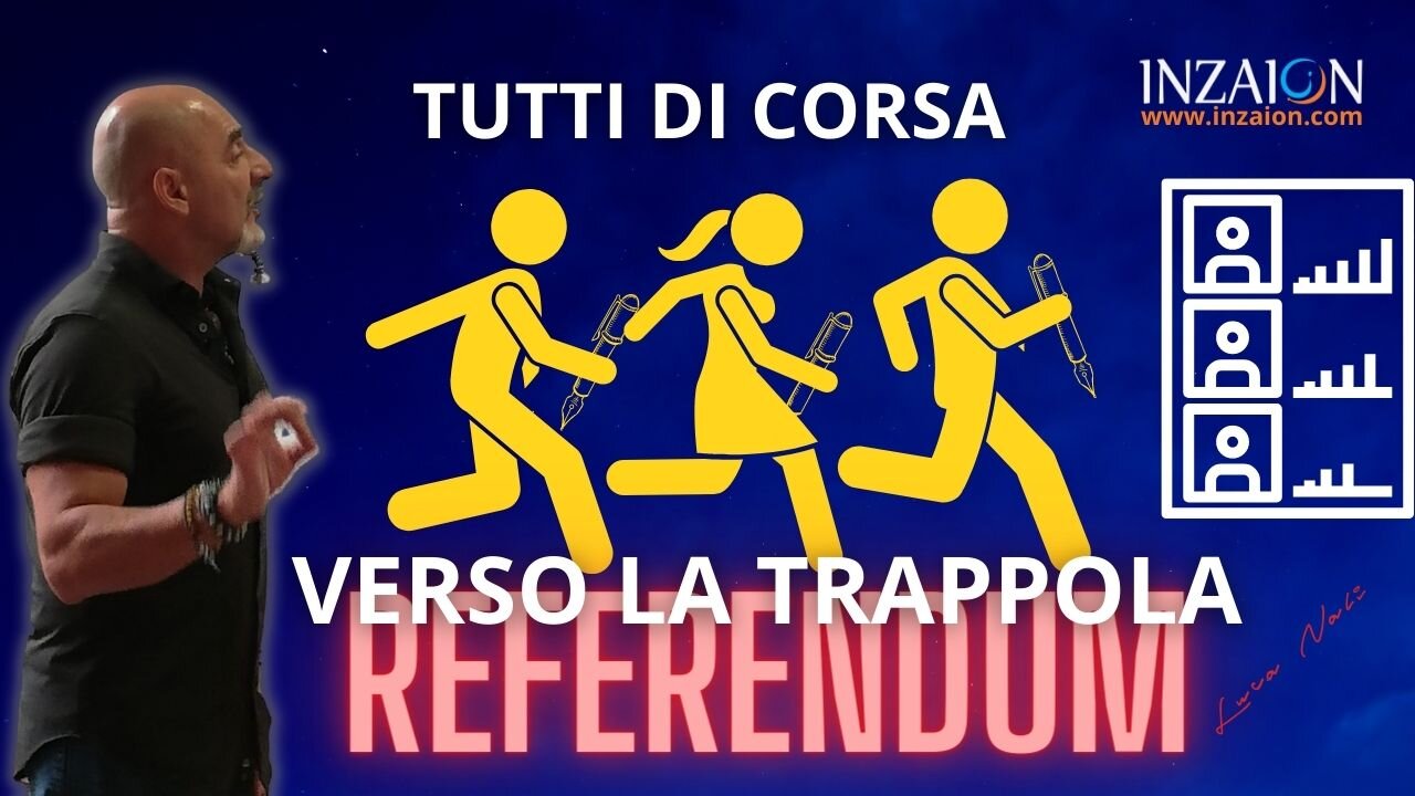TUTTI DI CORSA VERSO LA TRAPPOLA REFERENDUM - Luca Nali