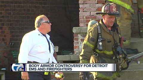 Body armor controversy for Detroit EMS and firefighters