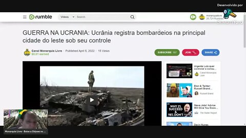 Concorrrente do Youtube Rumble: Monarquia Livre cresce com forte curtidas para de 25 mil