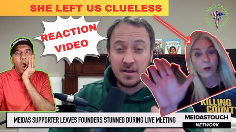 REACTION VIDEO to Meidas Supporter MAGA Question LEAVES Founders STUNNED during LIVE Meeting