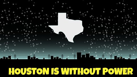 HOUSTON IS WITHOUT POWER MILLIONS ARE IN THE DARK
