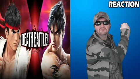 Ryu VS Jin (Street Fighter VS Tekken) - Death Battle! REACTION!!! (BBT)