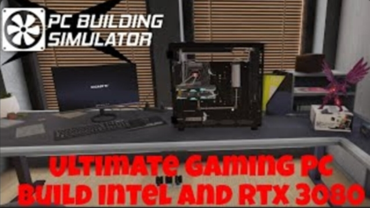 Ultimate Gaming PC Build intel and rtx 3080 / pc simulator