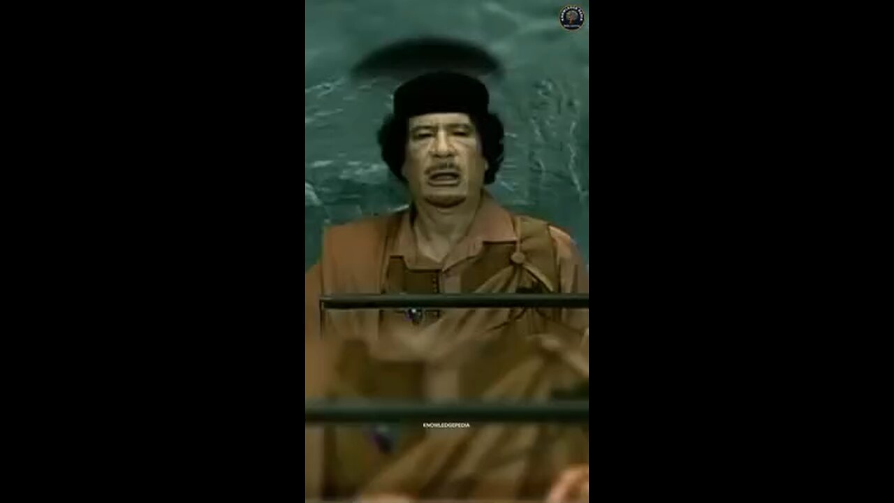 Ever wonder why this leader was killed by NATO ??