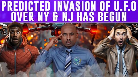 Predicted Invasion of U.F.O Over NY & NJ Has Begun. Predictive Programming: Aliens, NWO & Antichrist