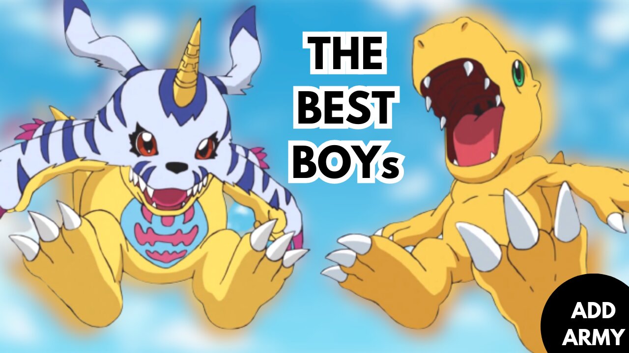 DIGIMON: AGUMON AND GABUMON THE DIGIMON WITH NEVER ENDING SUPPORT