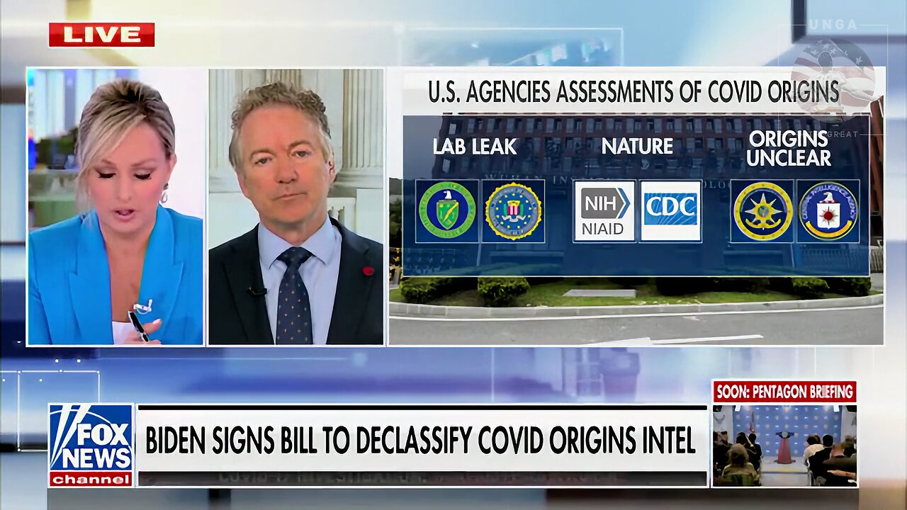 Rand Paul Calls Out the U.S. Government & Tony Fauci On Covid’s Origins