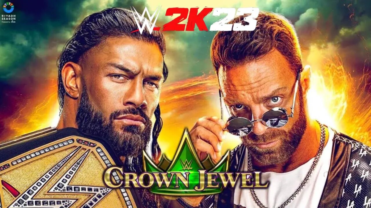 #wwe2k23 | CROWN JEWELL| ROMN REIGNS (C) VS LA KNIGHT