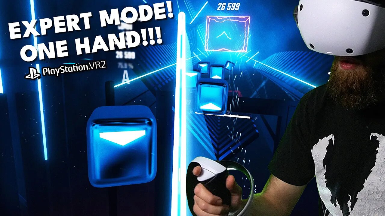 Beat Saber (PSVR2) - One Handed EXPERT Mode! (Campaign)