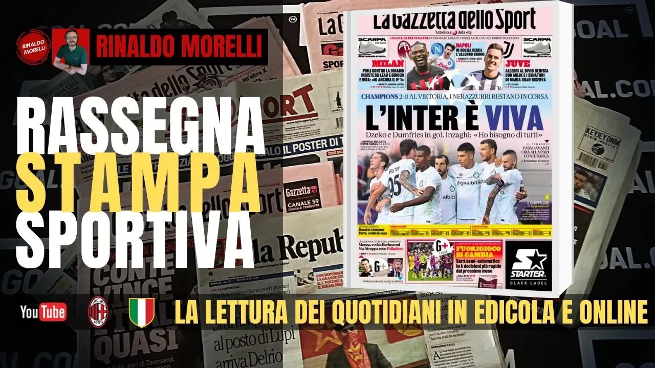 Serata Champions e Azzurri di basket, fuorigioco semiautomatico. Rassegna Stampa ep.130 | 14.09.22