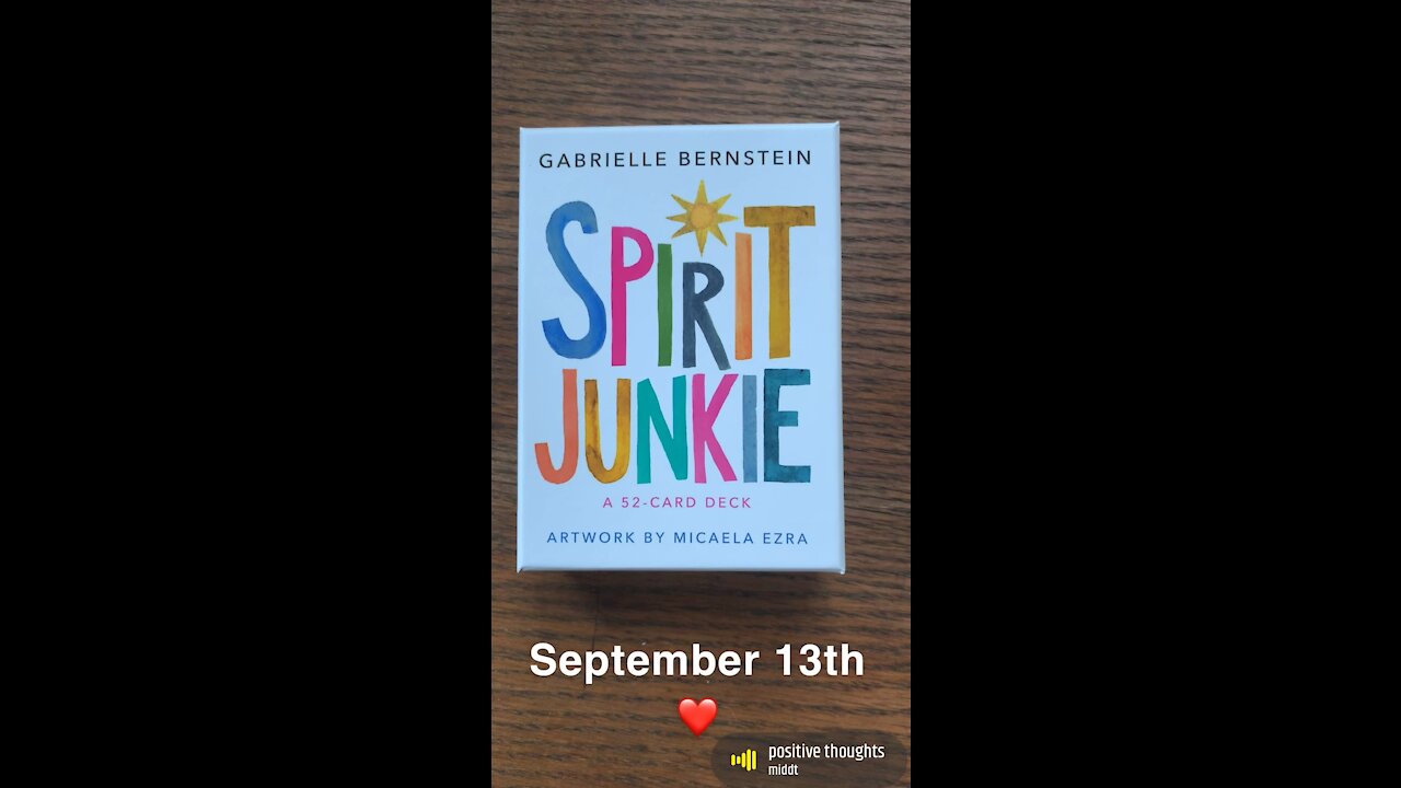 September 13th oracle card